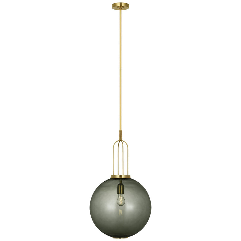 Visual Comfort Signature MF 5256SB-SMG LED Pendant, Soft Brass