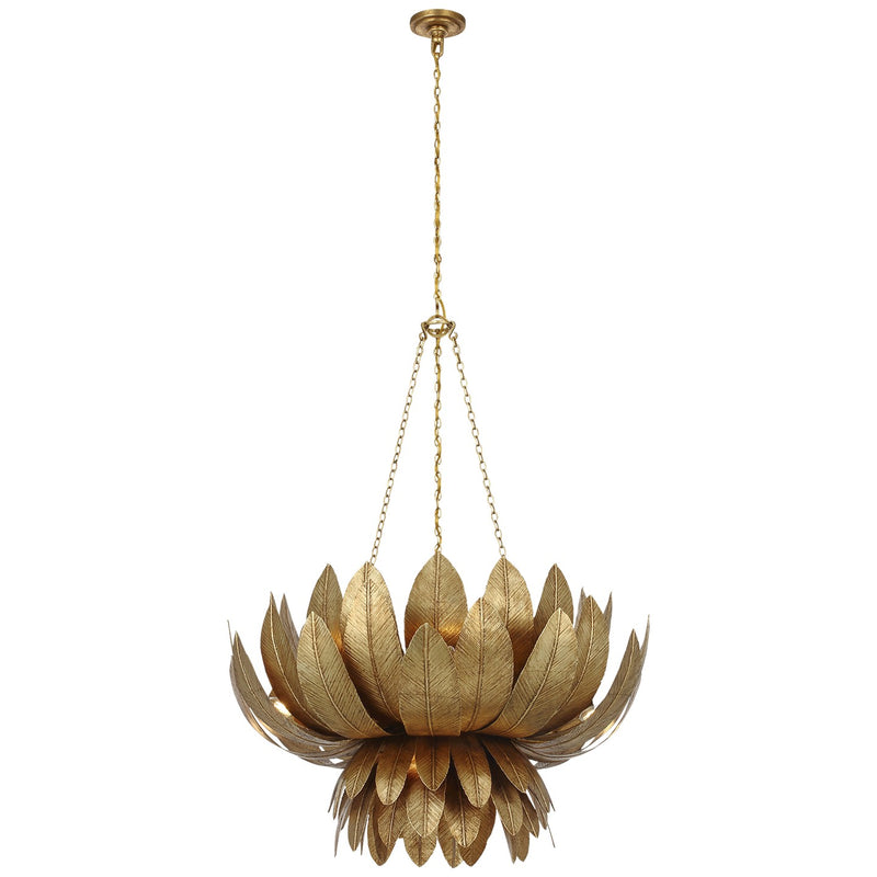 Visual Comfort Signature MF 5364FRG LED Chandelier, French Gild