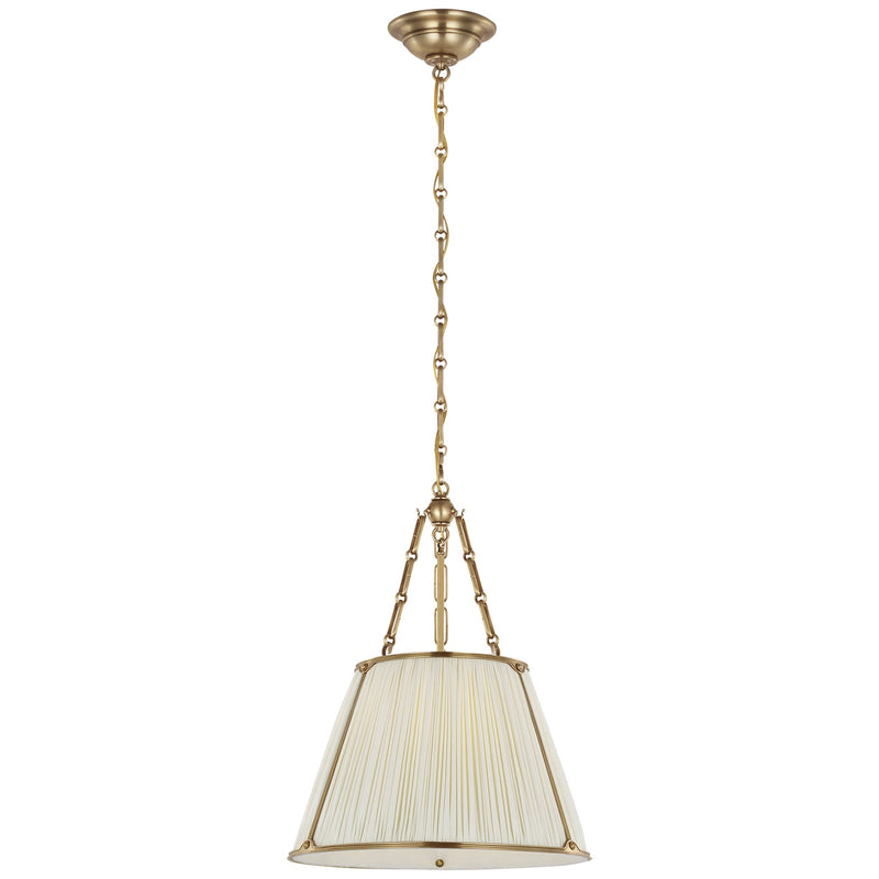 Visual Comfort Signature SCH 5059HAB-442 LED Hanging Shade, Hand-Rubbed Antique Brass