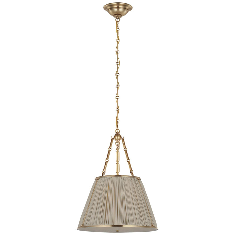Visual Comfort Signature SCH 5059HAB-452 LED Hanging Shade, Hand-Rubbed Antique Brass