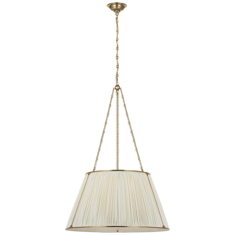 Visual Comfort Signature SCH 5061HAB-442 LED Hanging Shade, Hand-Rubbed Antique Brass