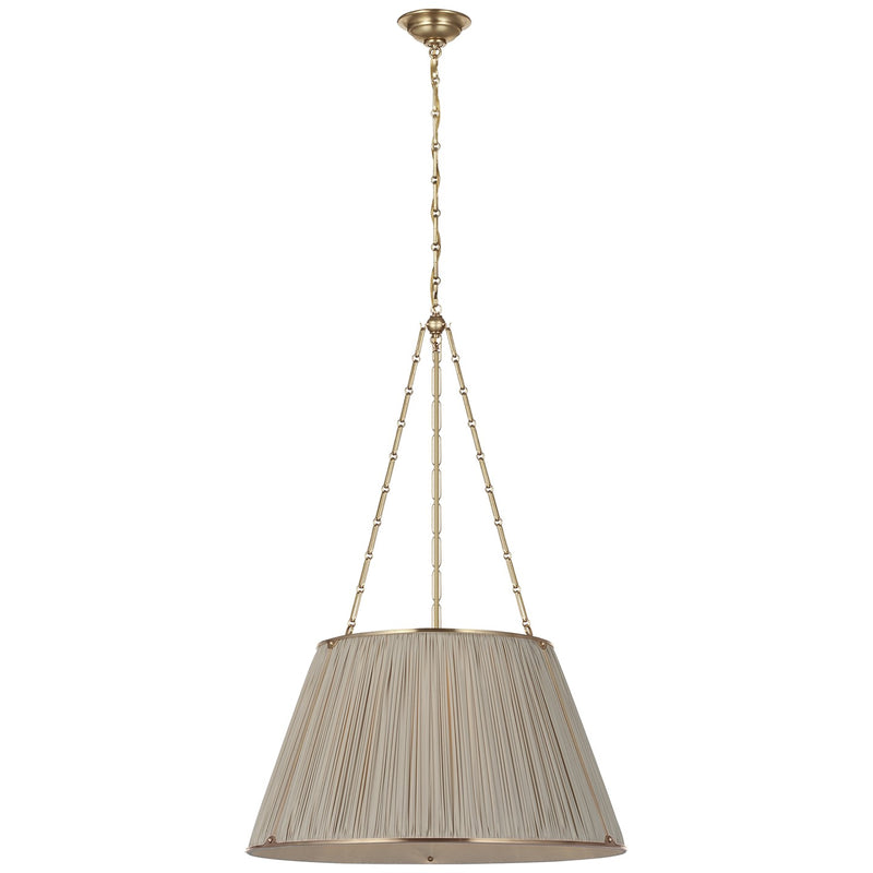 Visual Comfort Signature SCH 5061HAB-452 LED Hanging Shade, Hand-Rubbed Antique Brass