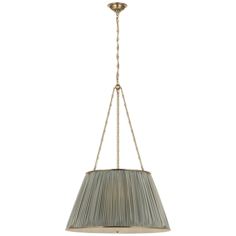 Visual Comfort Signature SCH 5061HAB-462 LED Hanging Shade, Hand-Rubbed Antique Brass