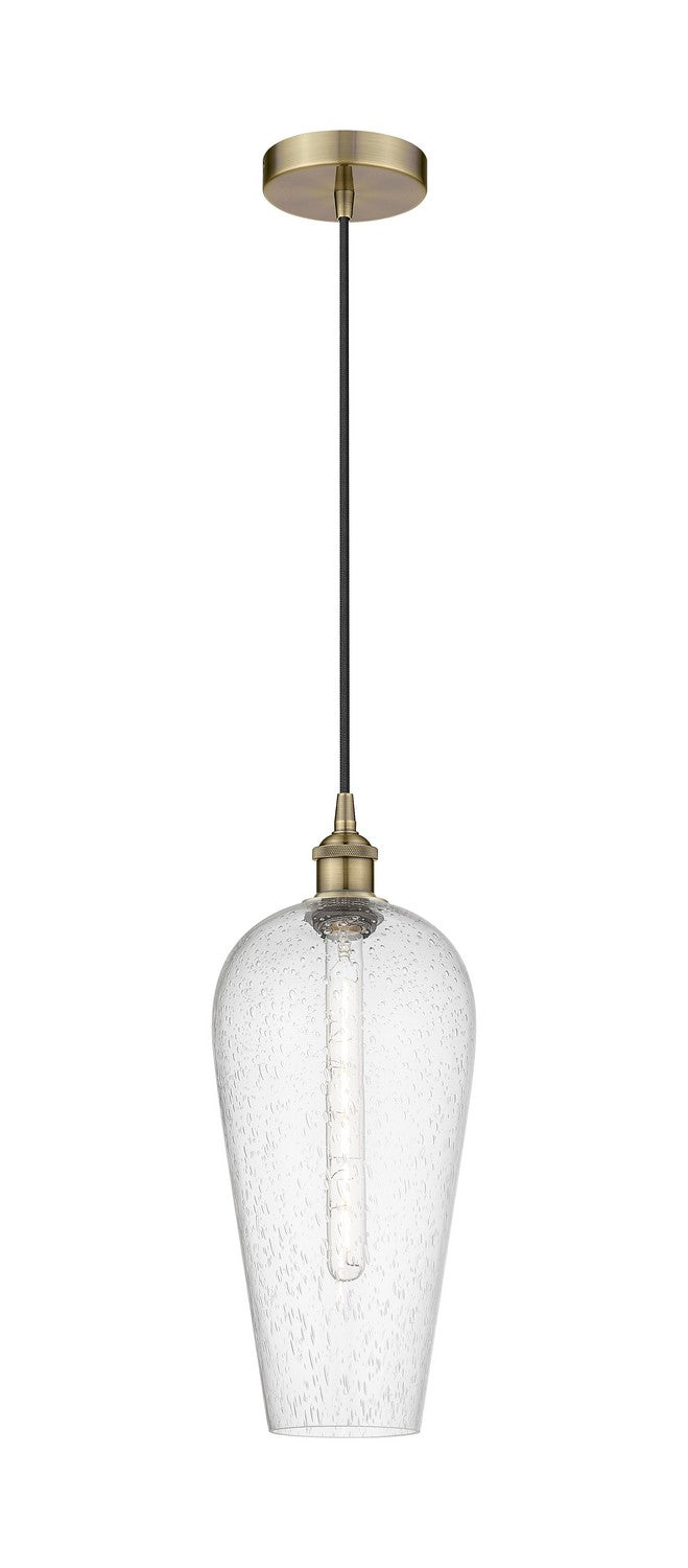 Innovations 616-1P-AB-G456-8SDY One Light Mini Pendant, Antique Brass