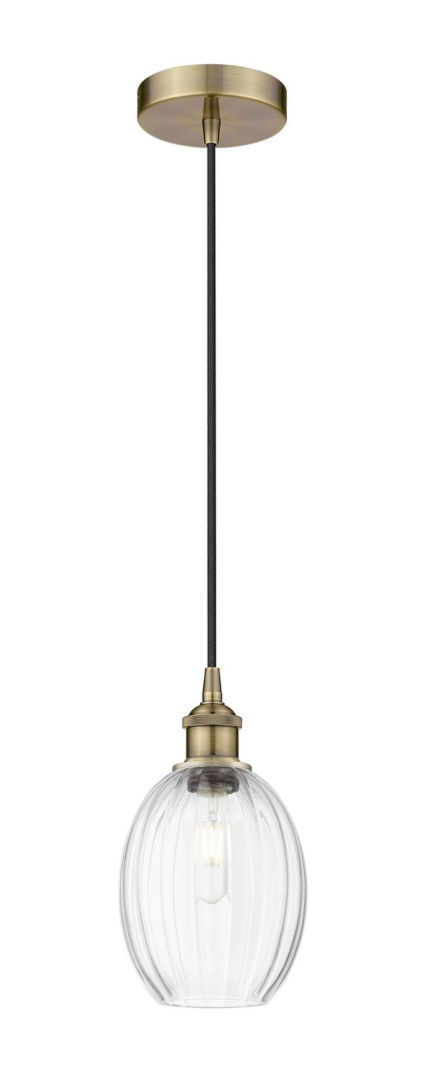 Innovations 616-1P-AB-G459-6CL One Light Mini Pendant, Antique Brass