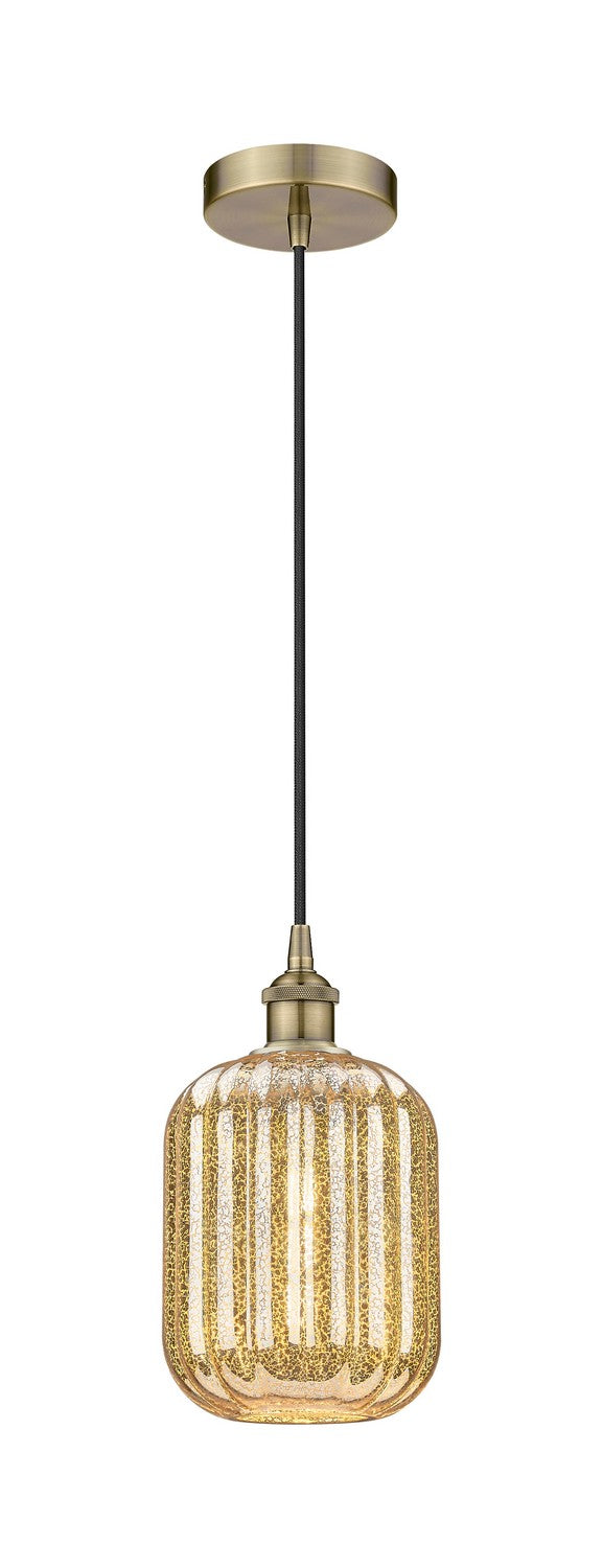 Innovations 616-1P-AB-G460-7ME One Light Mini Pendant, Antique Brass