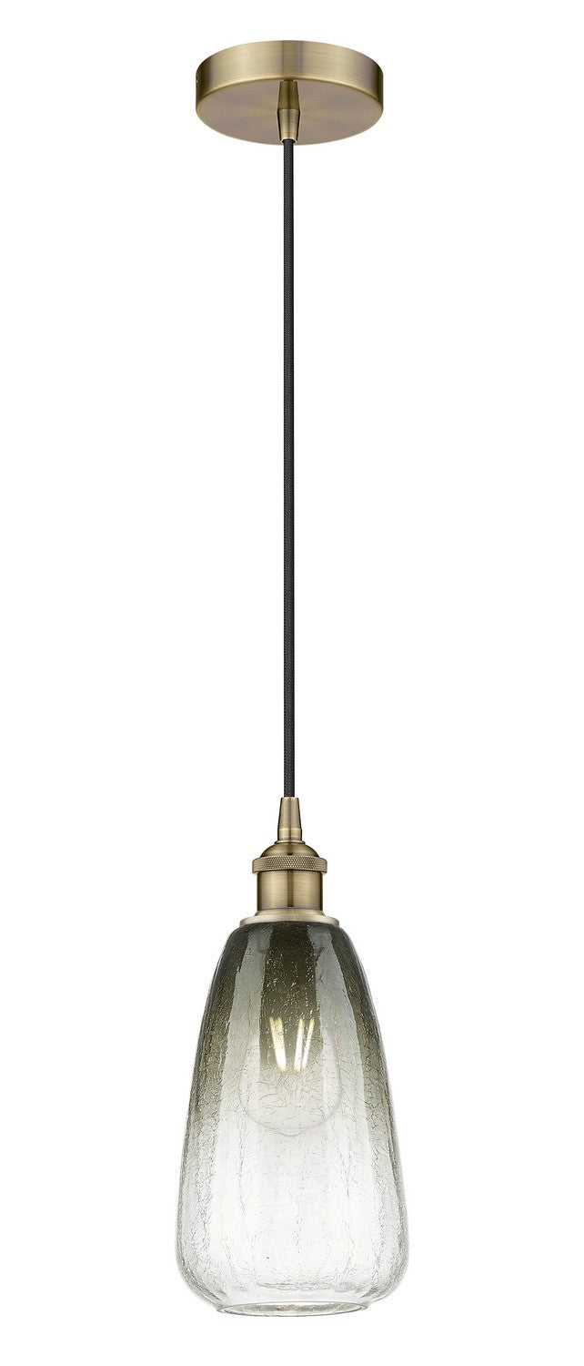 Innovations 616-1P-AB-G480-6SL One Light Mini Pendant, Antique Brass