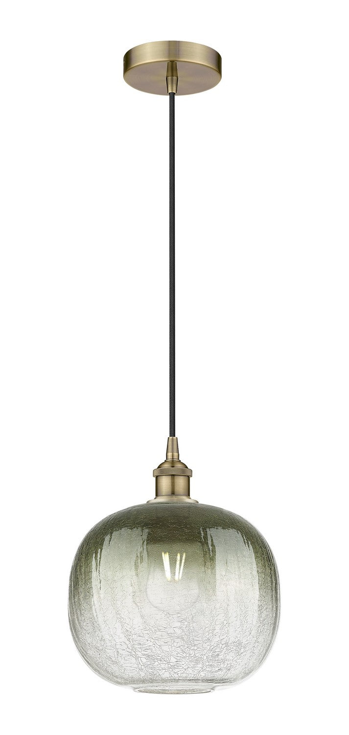 Innovations 616-1P-AB-G481-10SL One Light Mini Pendant, Antique Brass