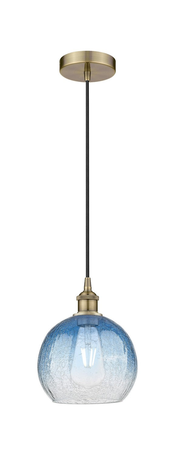Innovations 616-1P-AB-G483-8SB One Light Mini Pendant, Antique Brass