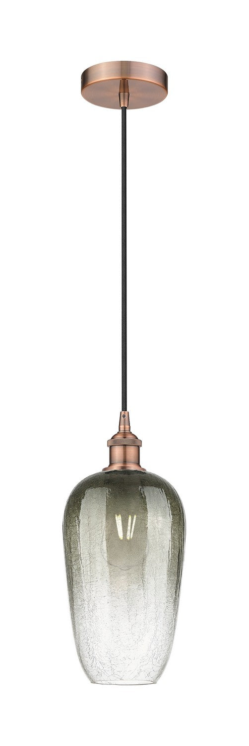Innovations 616-1P-AC-G484-7SL One Light Mini Pendant, Antique Copper