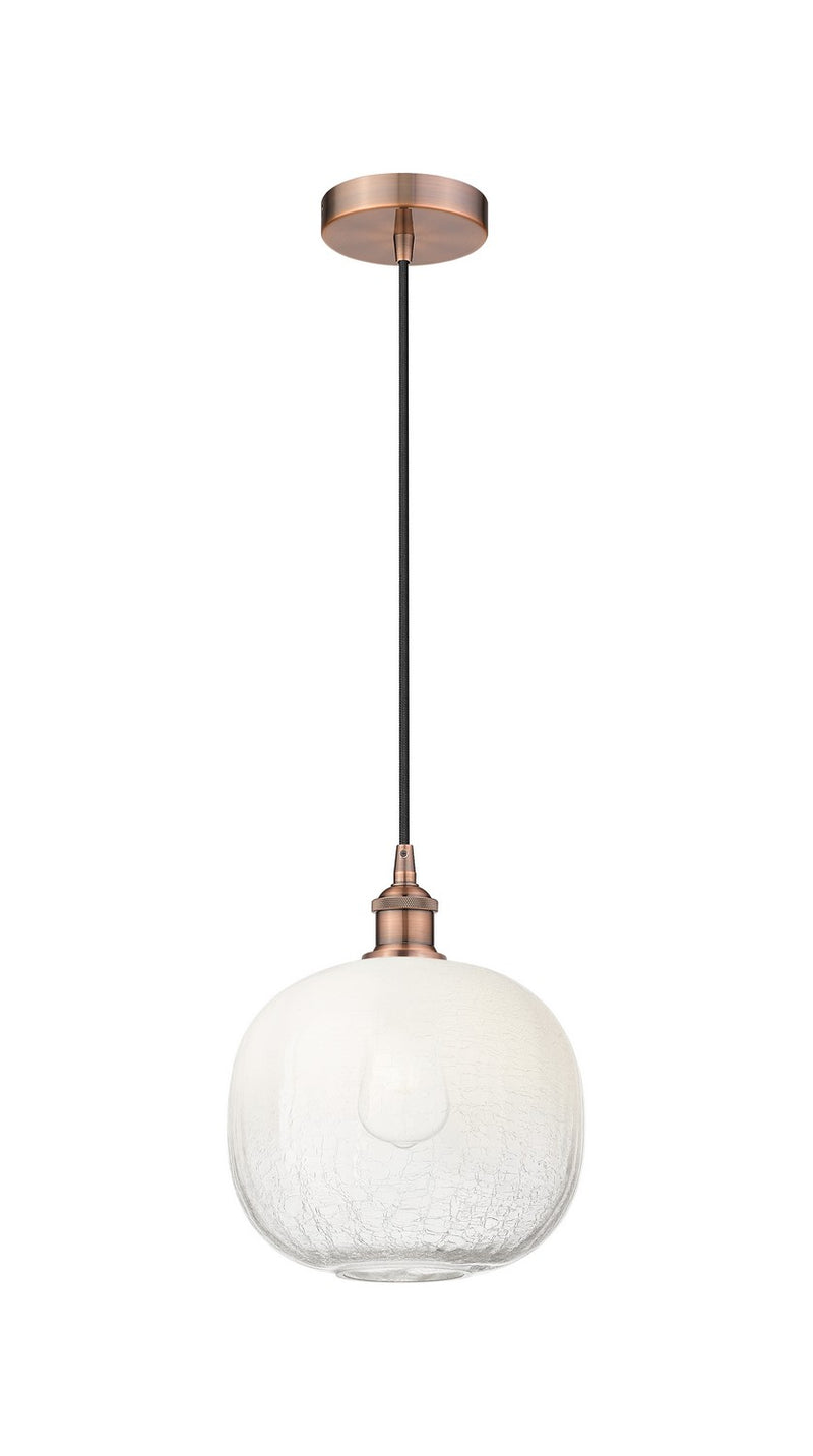 Innovations 616-1P-AC-G481-10OP One Light Mini Pendant, Antique Copper