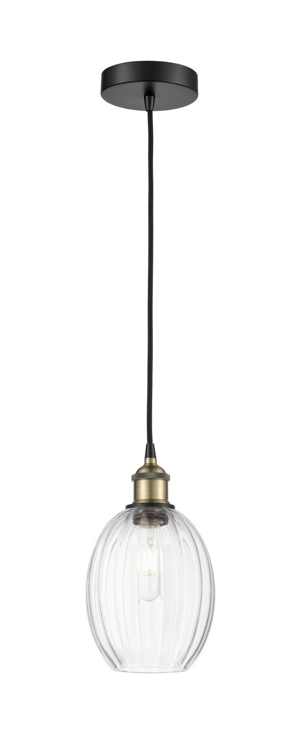 Innovations 616-1P-BAB-G459-6CL One Light Mini Pendant, Black Antique Brass