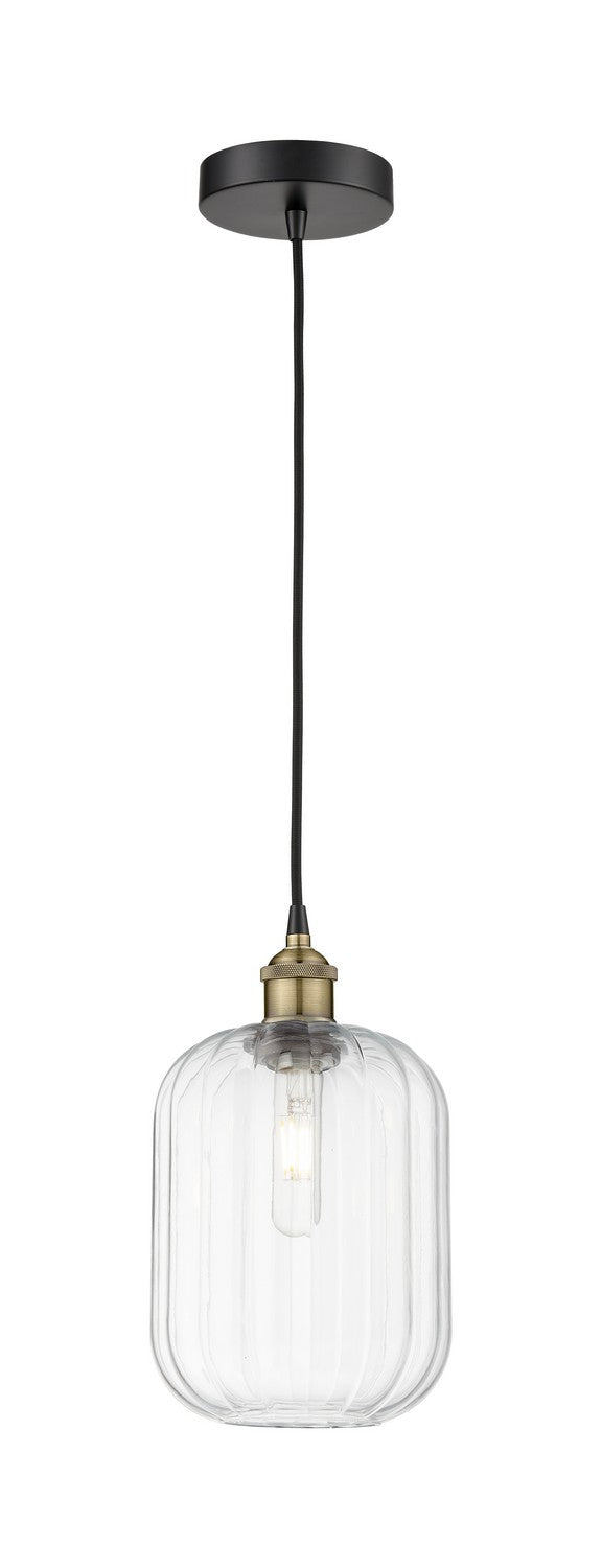 Innovations 616-1P-BAB-G460-7CL One Light Mini Pendant, Black Antique Brass