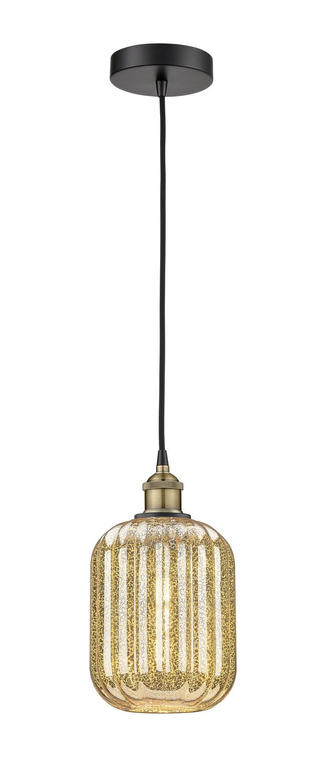 Innovations 616-1P-BAB-G460-7ME One Light Mini Pendant, Black Antique Brass