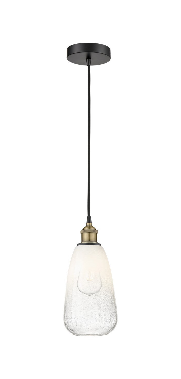 Innovations 616-1P-BAB-G480-6OP One Light Mini Pendant, Black Antique Brass