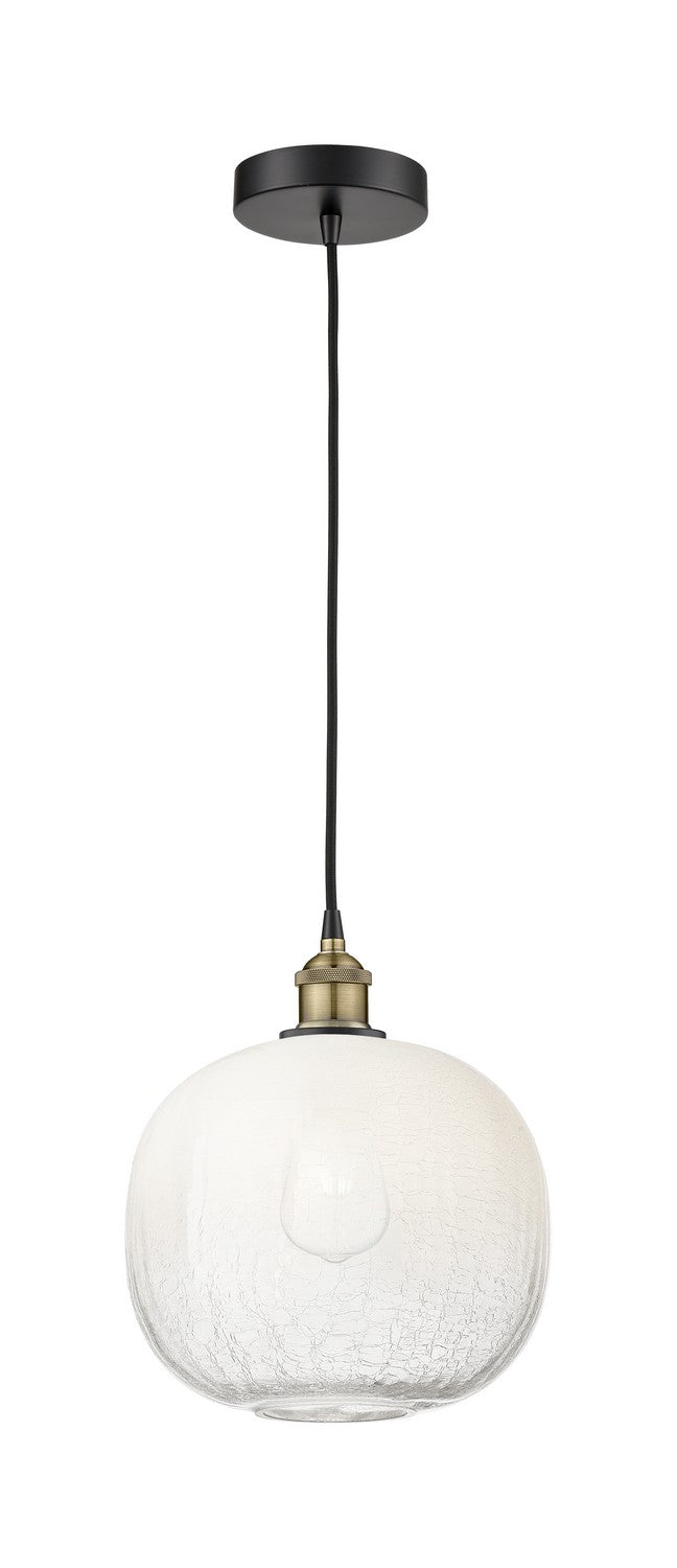 Innovations 616-1P-BAB-G481-10OP One Light Mini Pendant, Black Antique Brass