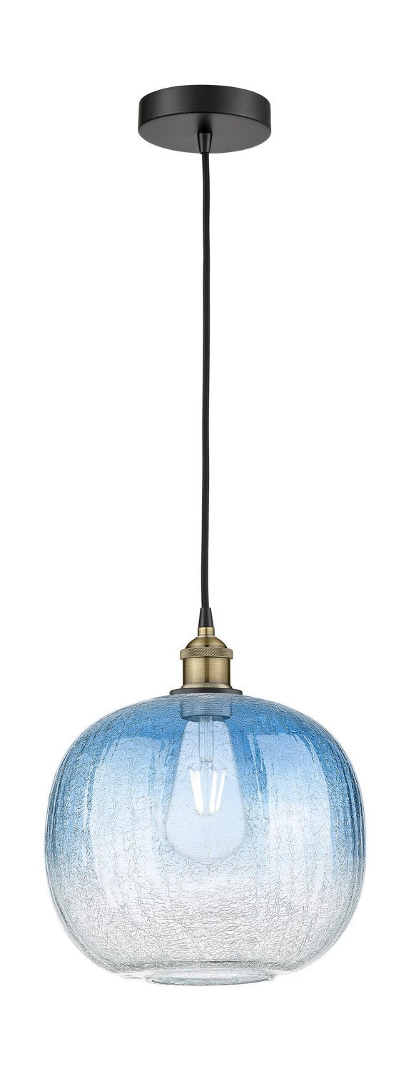 Innovations 616-1P-BAB-G481-10SB One Light Mini Pendant, Black Antique Brass