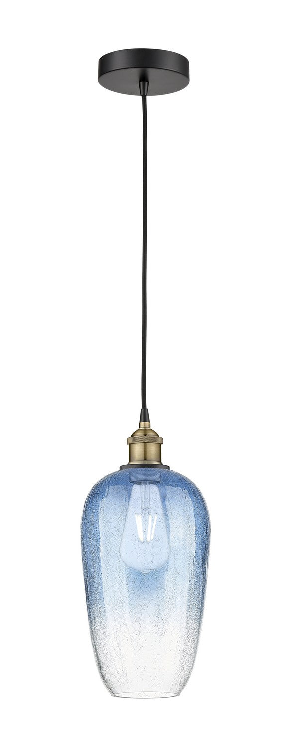 Innovations 616-1P-BAB-G484-7SB One Light Mini Pendant, Black Antique Brass