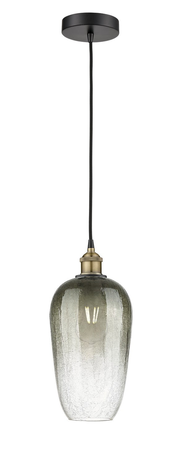 Innovations 616-1P-BAB-G484-7SL One Light Mini Pendant, Black Antique Brass