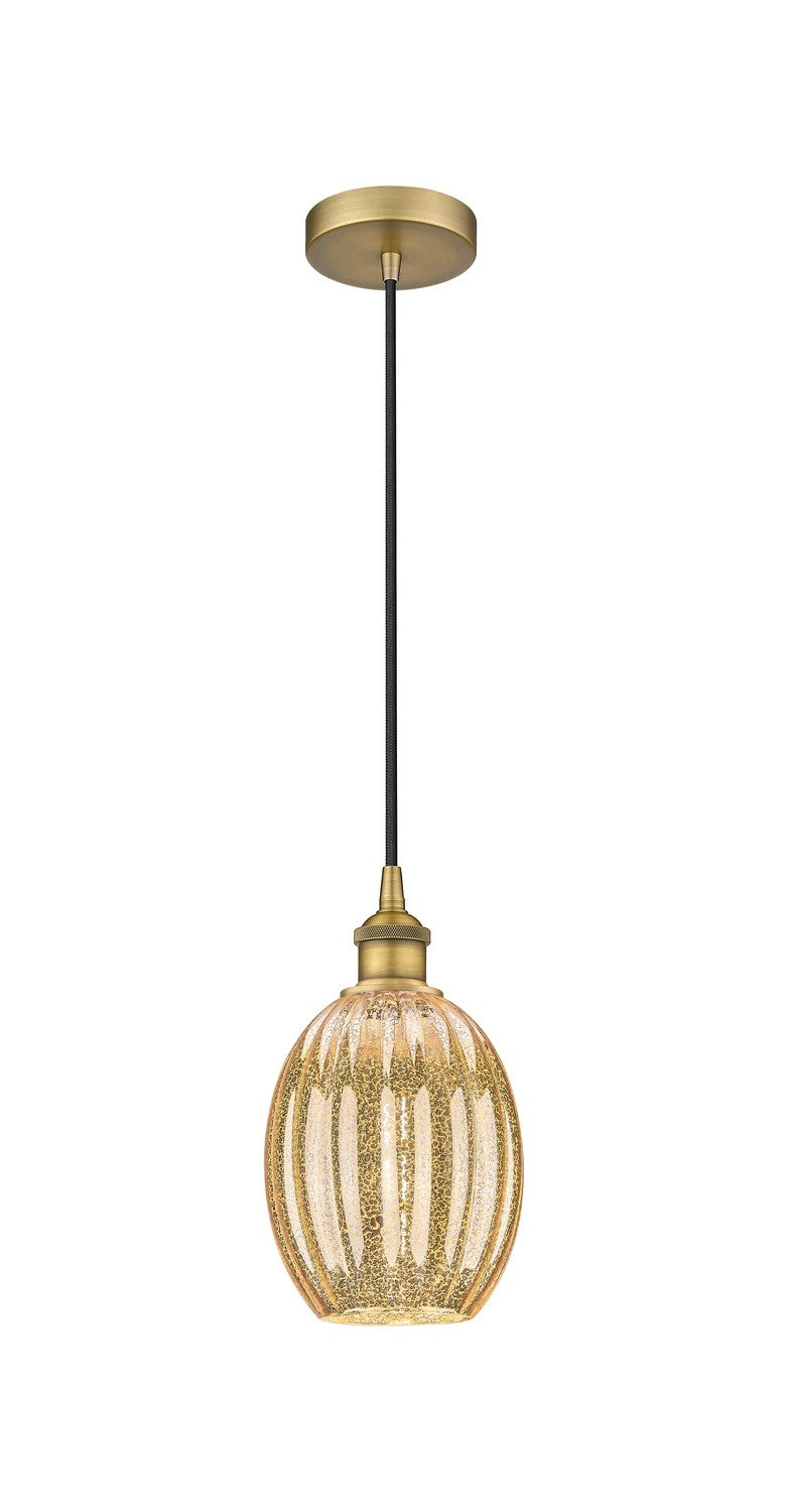 Innovations 616-1P-BB-G459-6ME One Light Mini Pendant, Brushed Brass