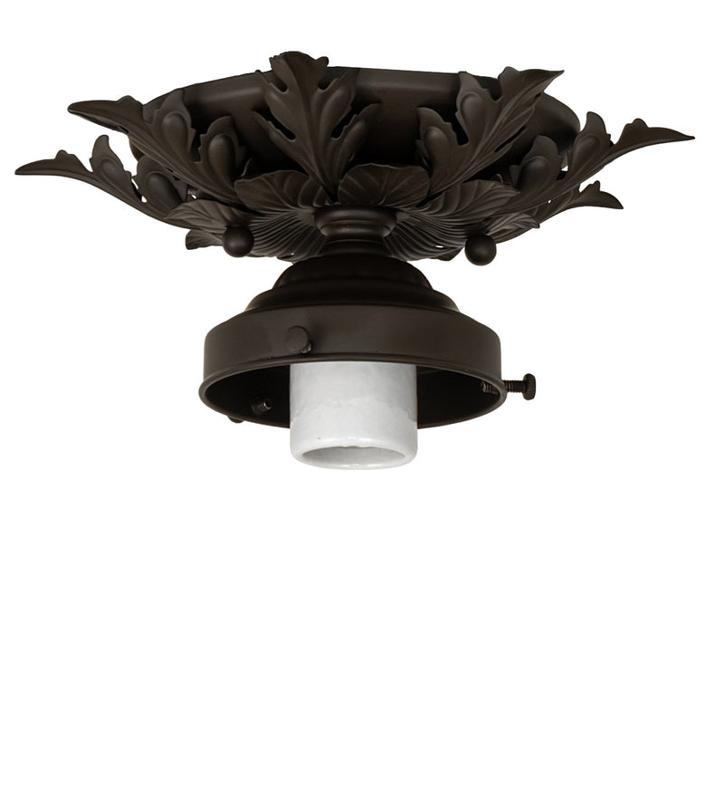 Meyda Tiffany 239968 One Light Flush Mount Hardware, Oil Rubbed Bronze