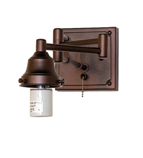 Meyda Tiffany 274182 One Light Wall Sconce Hardware, Mahogany Bronze