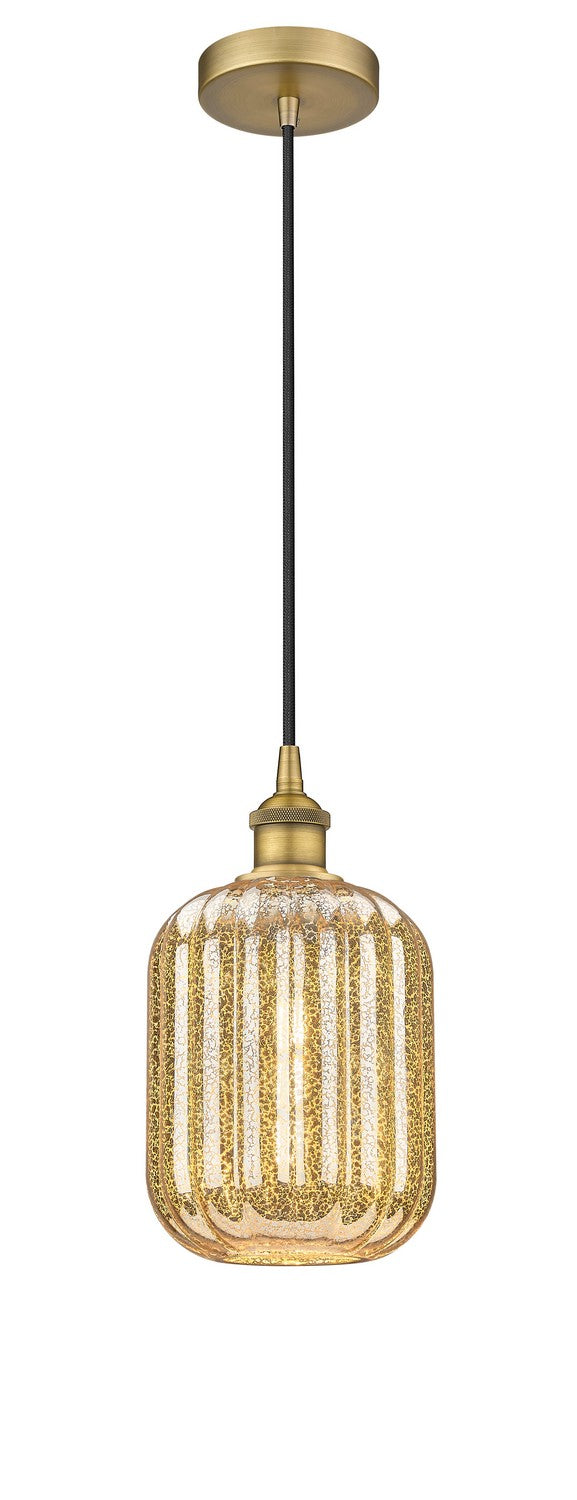 Innovations 616-1P-BB-G460-7ME One Light Mini Pendant, Brushed Brass