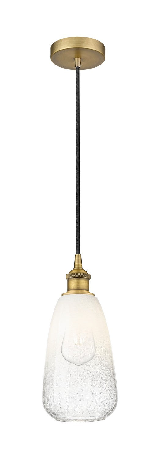 Innovations 616-1P-BB-G480-6OP One Light Mini Pendant, Brushed Brass