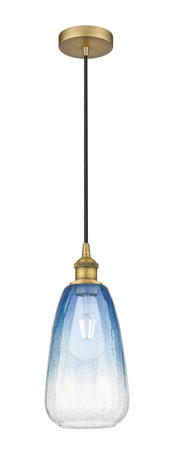Innovations 616-1P-BB-G480-6SB One Light Mini Pendant, Brushed Brass