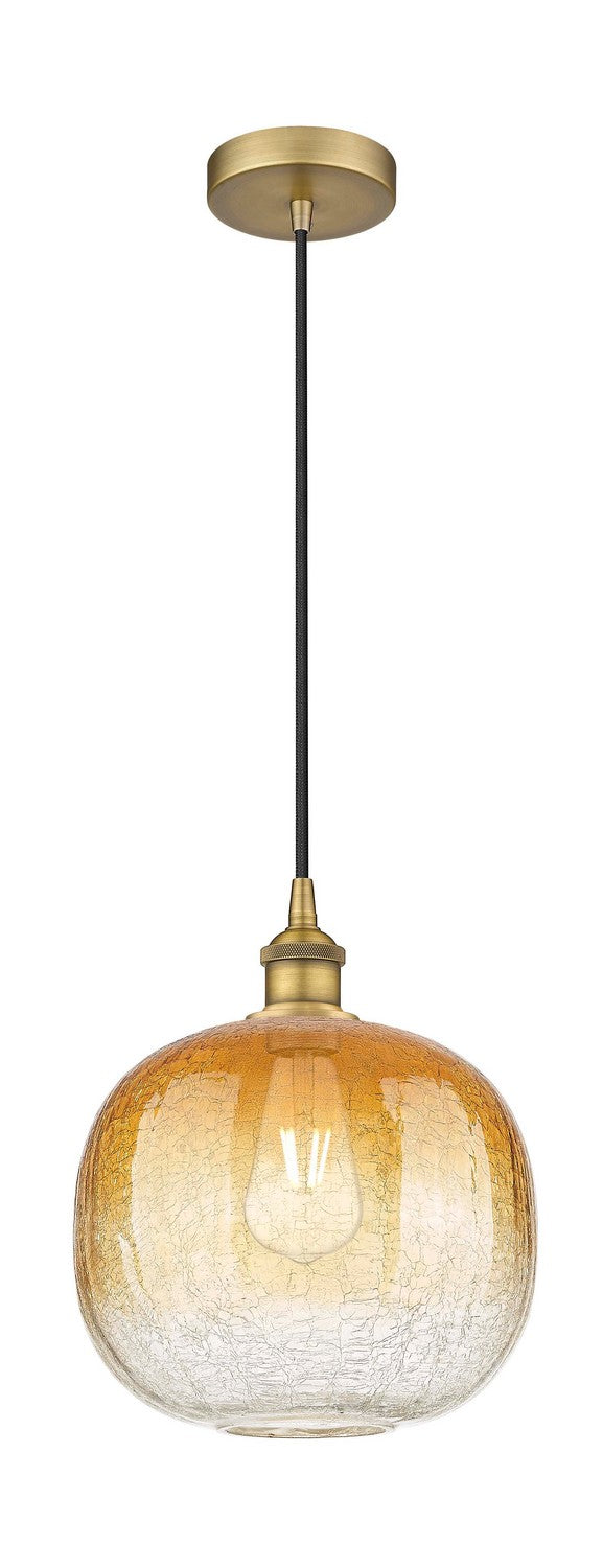 Innovations 616-1P-BB-G481-10AM One Light Mini Pendant, Brushed Brass