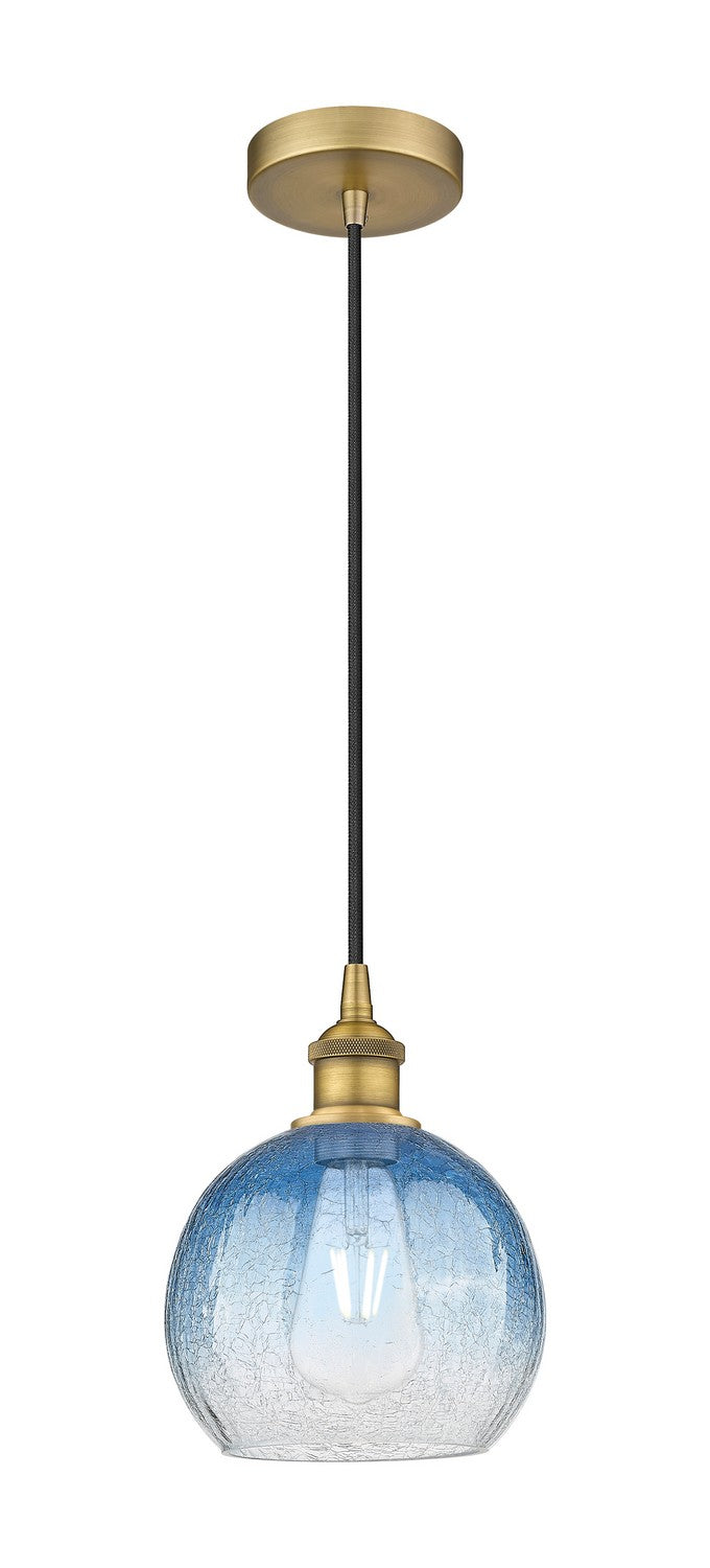 Innovations 616-1P-BB-G483-8SB One Light Mini Pendant, Brushed Brass