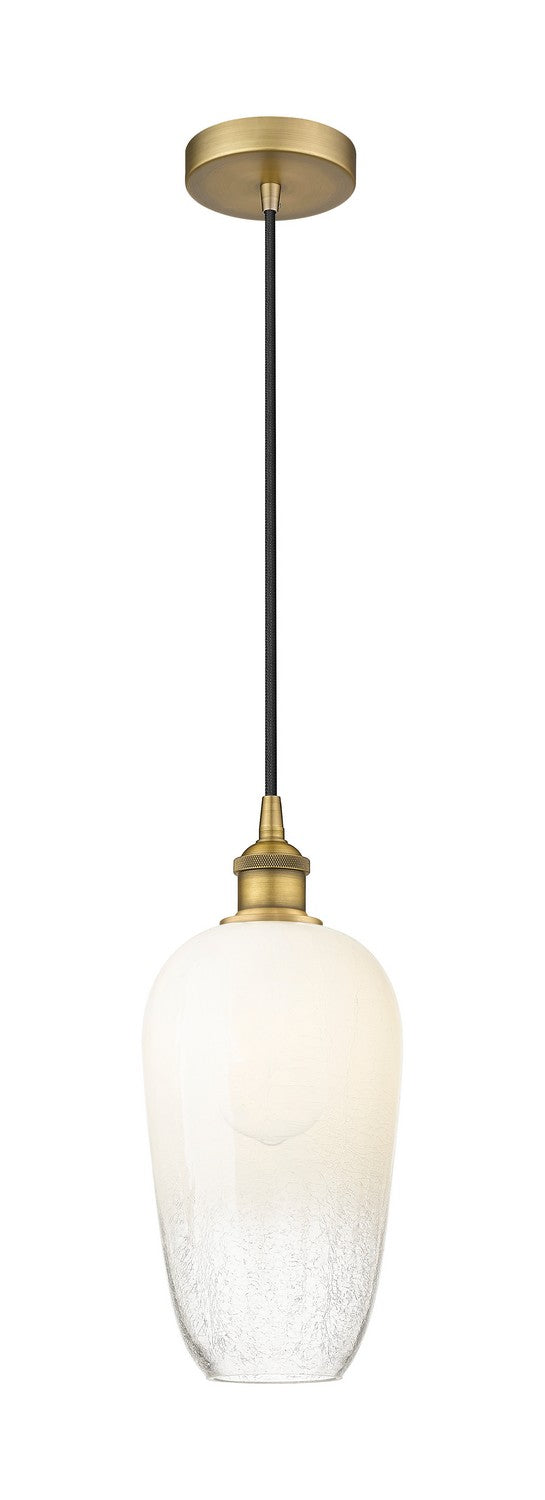 Innovations 616-1P-BB-G484-7OP One Light Mini Pendant, Brushed Brass
