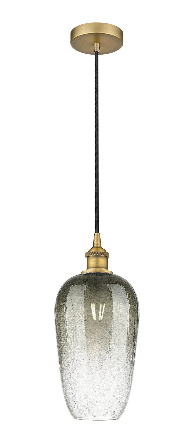 Innovations 616-1P-BB-G484-7SL One Light Mini Pendant, Brushed Brass