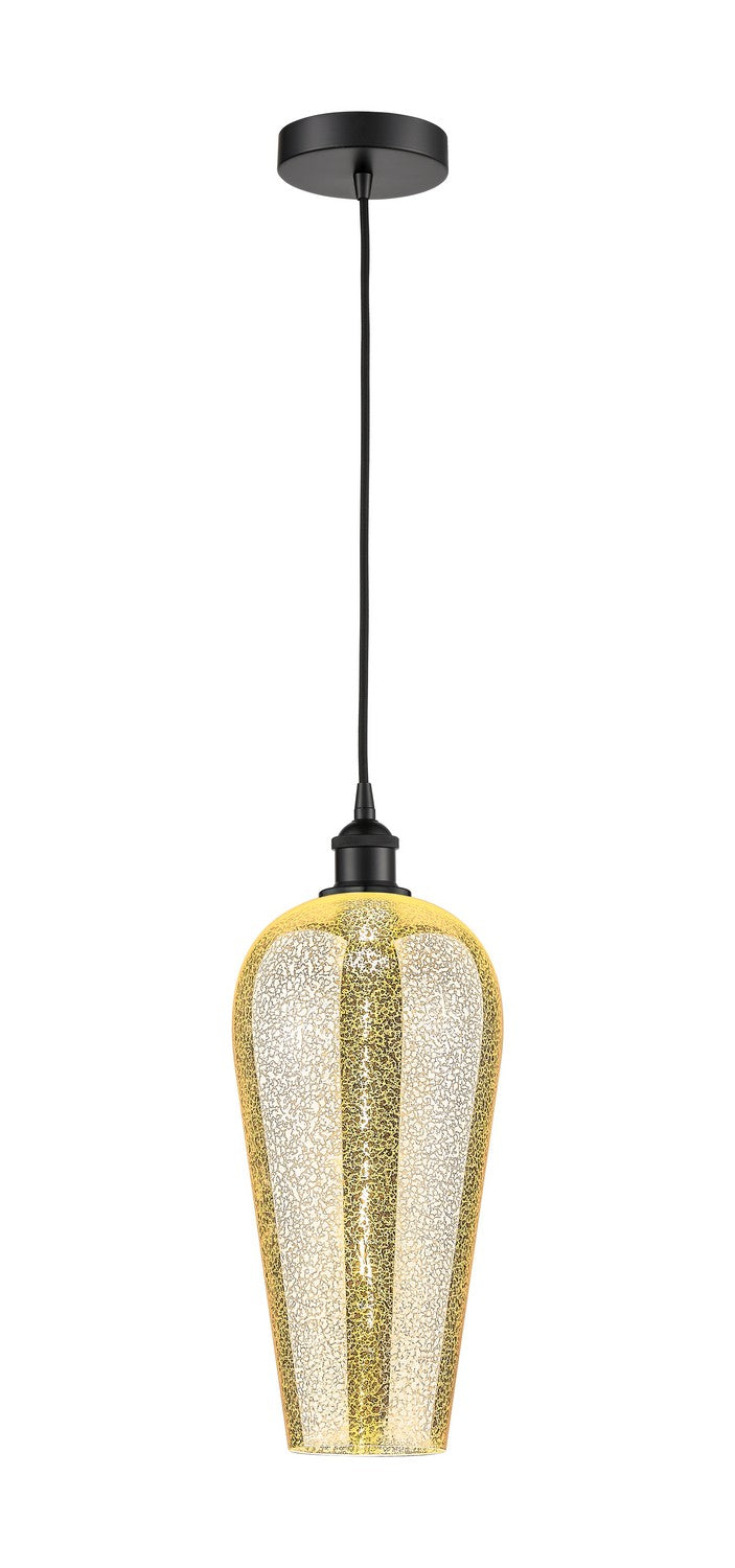 Innovations 616-1P-BK-G456-8ME One Light Mini Pendant, Matte Black