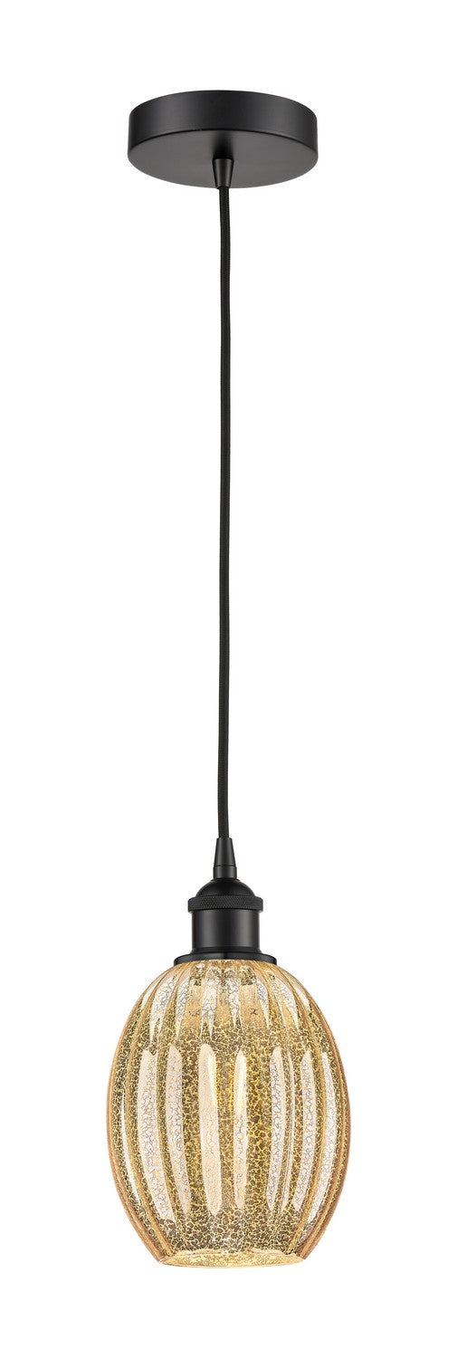 Innovations 616-1P-BK-G459-6ME One Light Mini Pendant, Matte Black