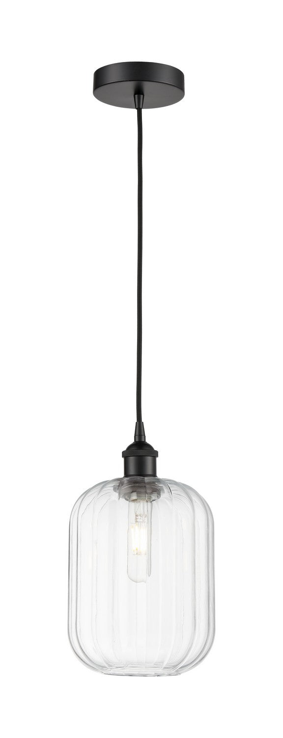 Innovations 616-1P-BK-G460-7CL One Light Mini Pendant, Matte Black