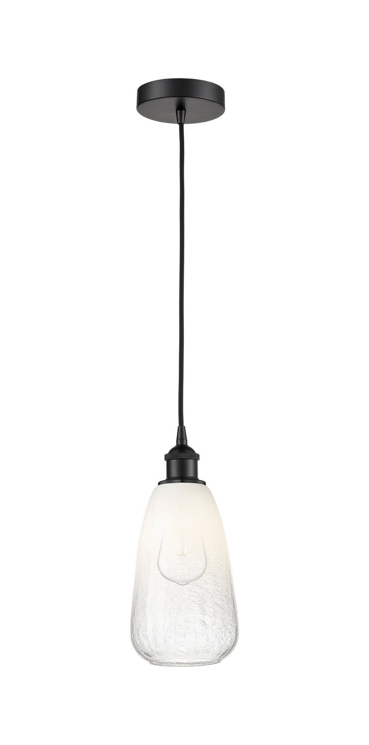 Innovations 616-1P-BK-G480-6OP One Light Mini Pendant, Matte Black