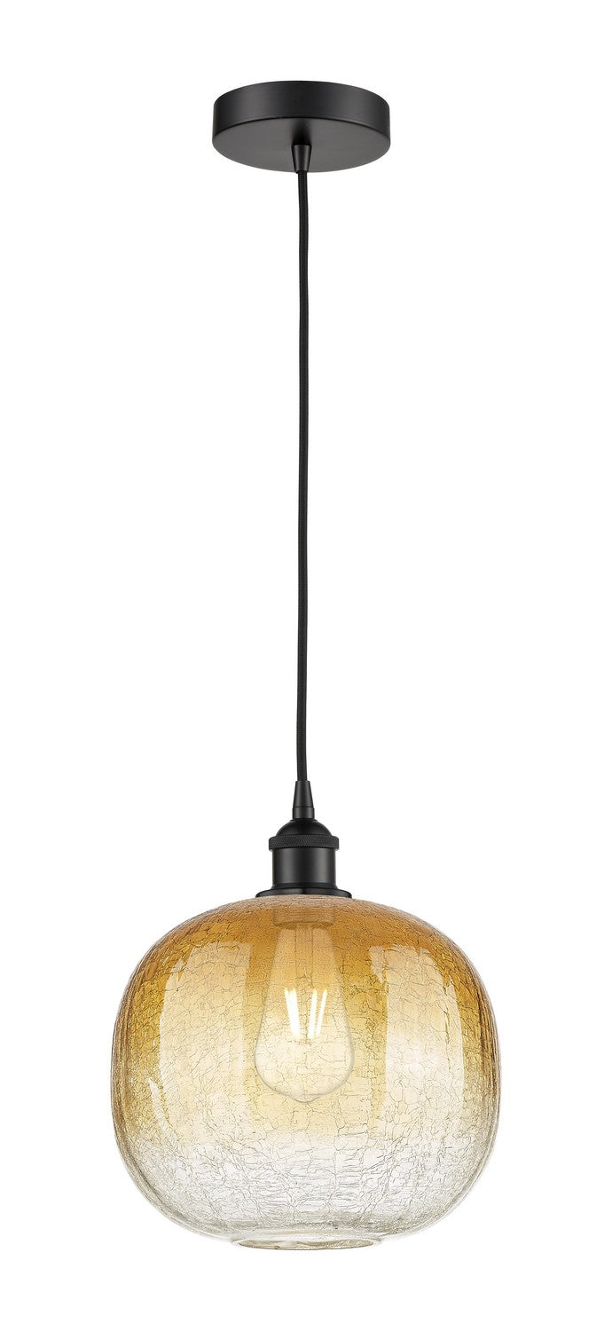 Innovations 616-1P-BK-G481-10AM One Light Mini Pendant, Matte Black