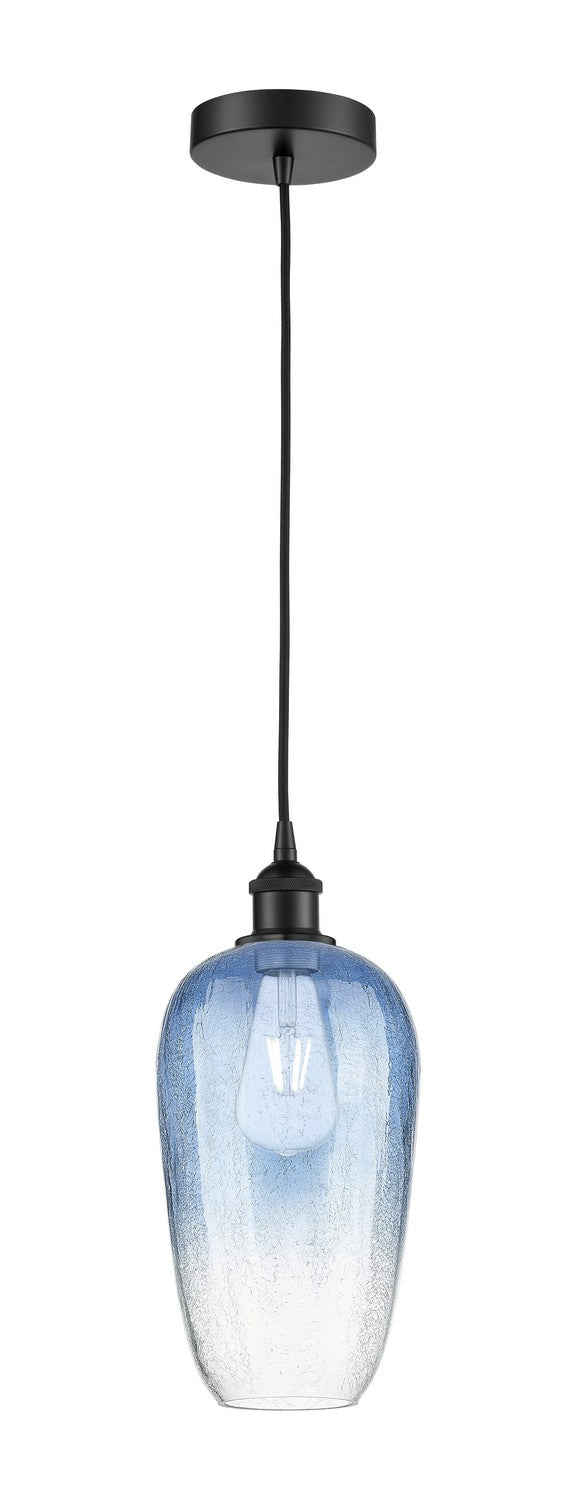 Innovations 616-1P-BK-G484-7SB One Light Mini Pendant, Matte Black