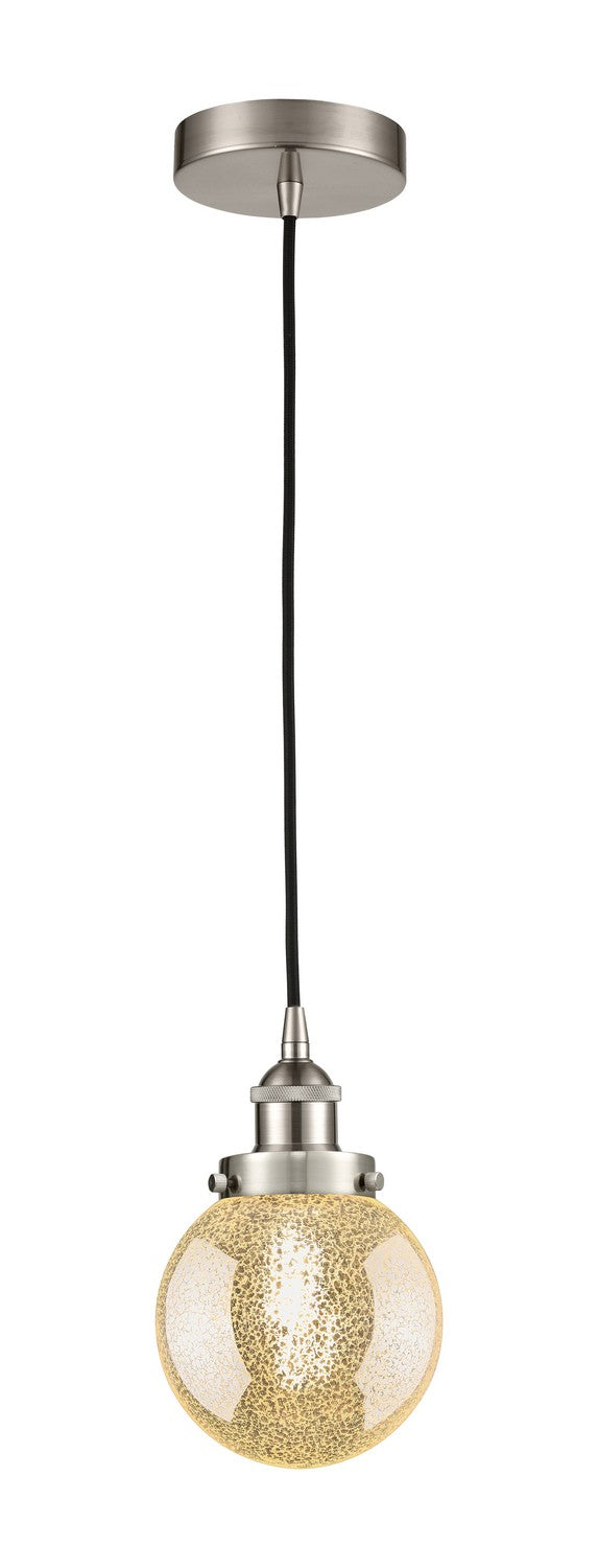 Innovations 616-1PH-SN-G208-6 One Light Mini Pendant, Brushed Satin Nickel