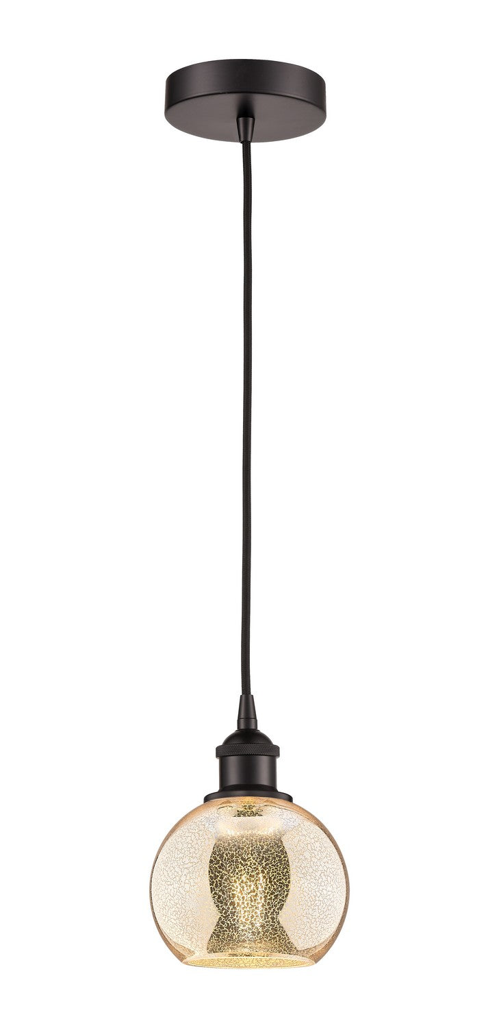 Innovations 616-1P-OB-G128-6 One Light Mini Pendant, Oil Rubbed Bronze