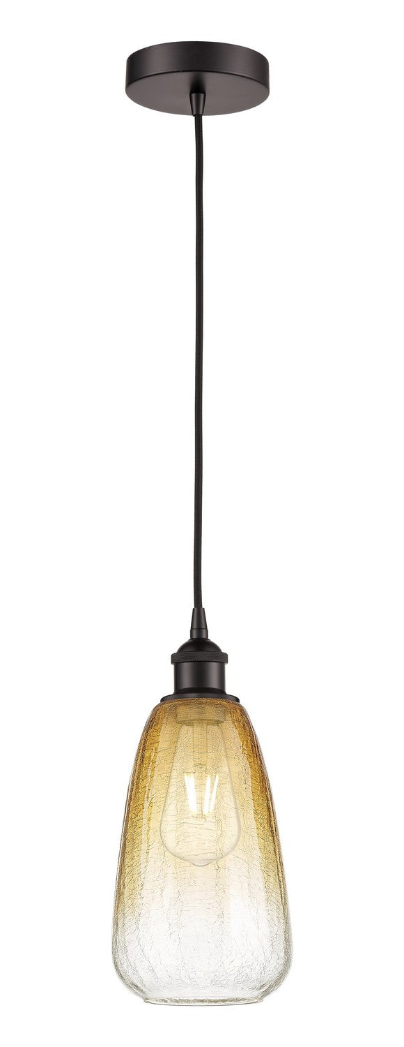 Innovations 616-1P-OB-G480-6AM One Light Mini Pendant, Oil Rubbed Bronze