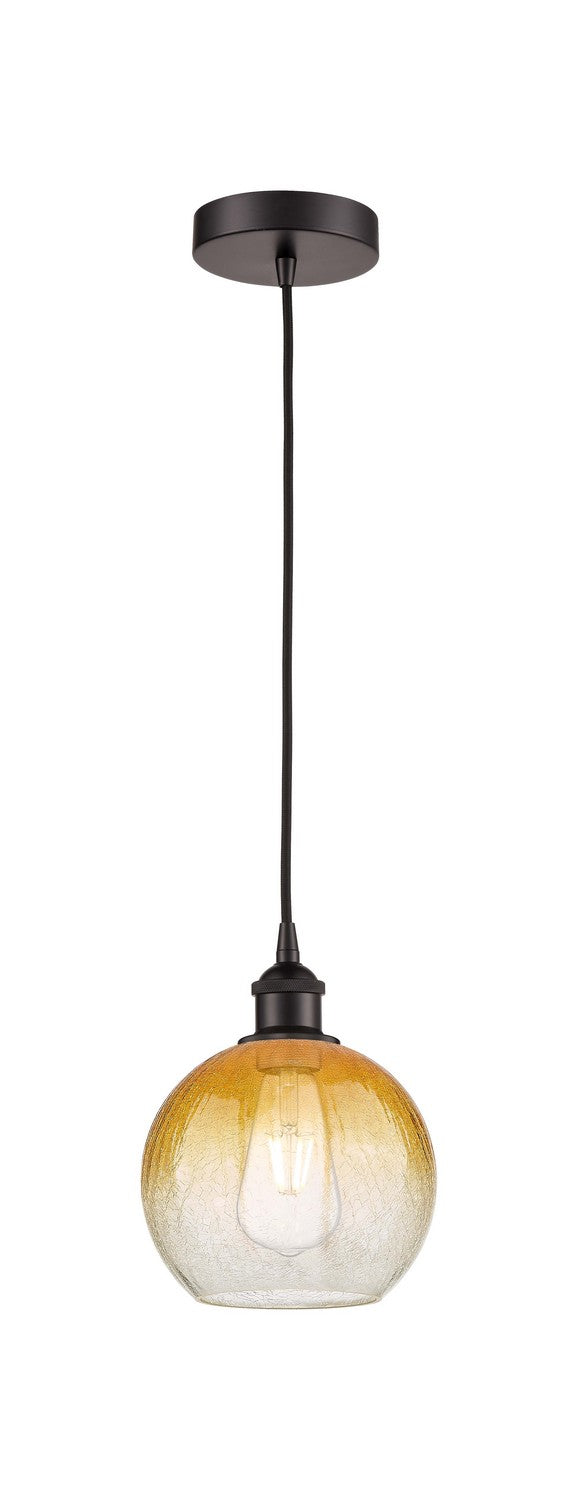 Innovations 616-1P-OB-G483-8AM One Light Mini Pendant, Oil Rubbed Bronze