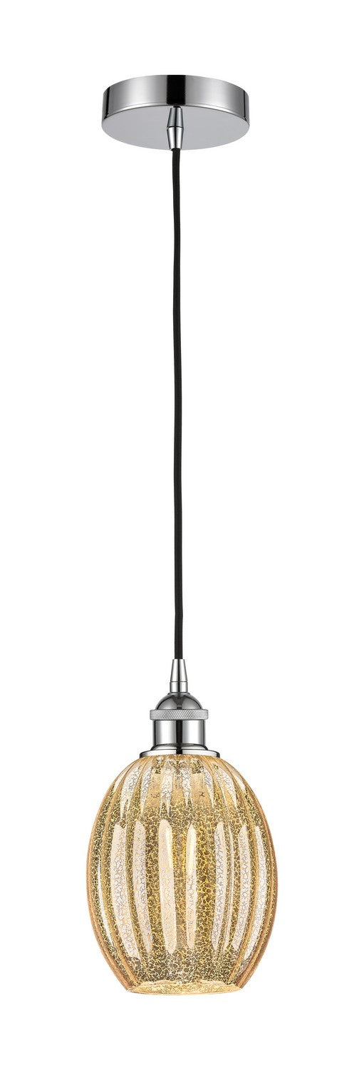 Innovations 616-1P-PC-G459-6ME One Light Mini Pendant, Polished Chrome