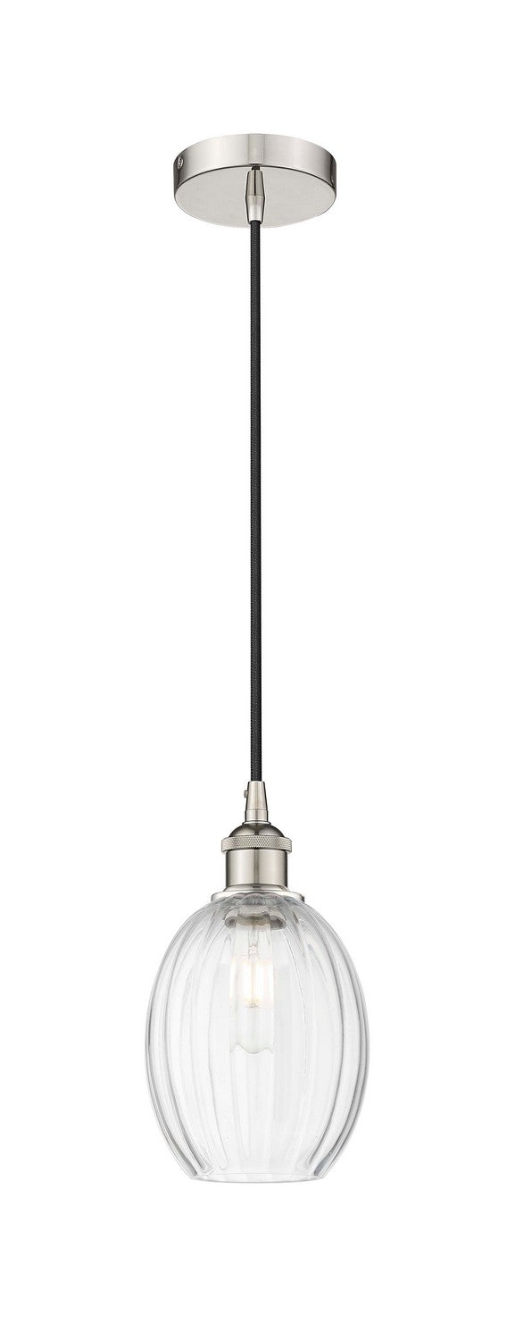 Innovations 616-1P-PN-G459-6CL One Light Mini Pendant, Polished Nickel