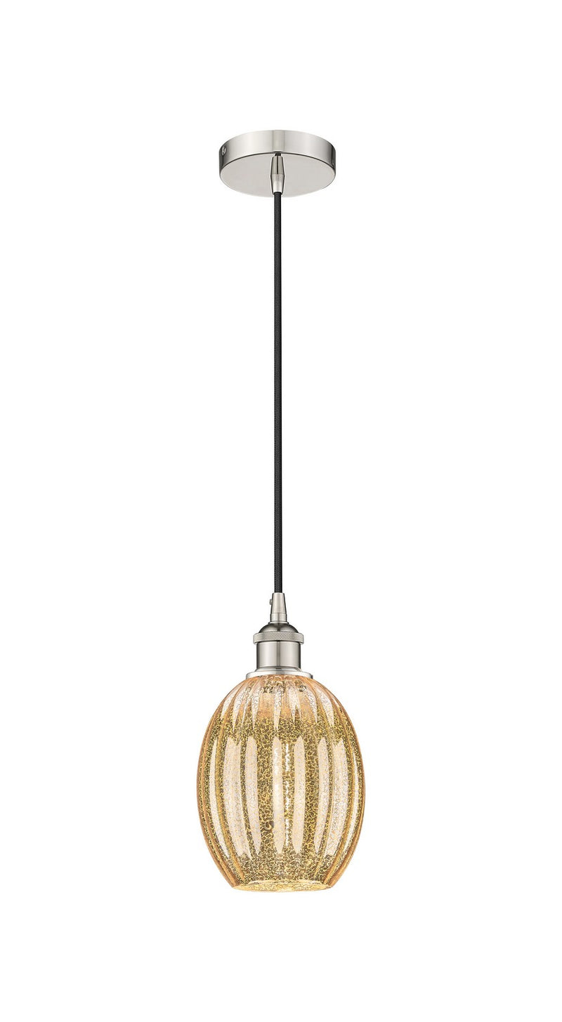 Innovations 616-1P-PN-G459-6ME One Light Mini Pendant, Polished Nickel