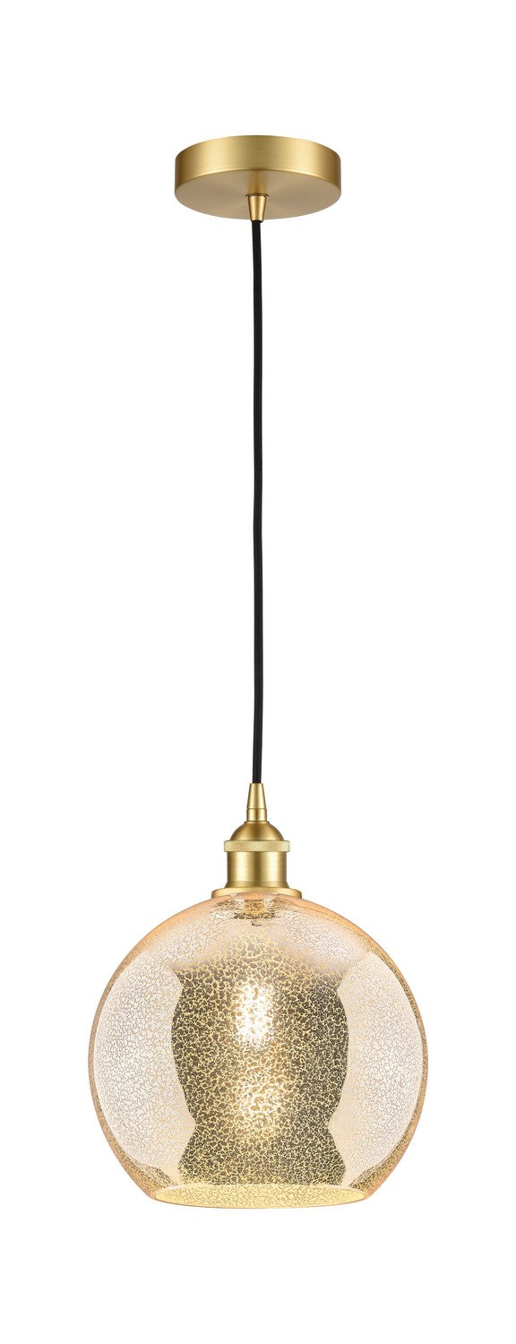 Innovations 616-1P-SG-G128-10 One Light Mini Pendant, Satin Gold
