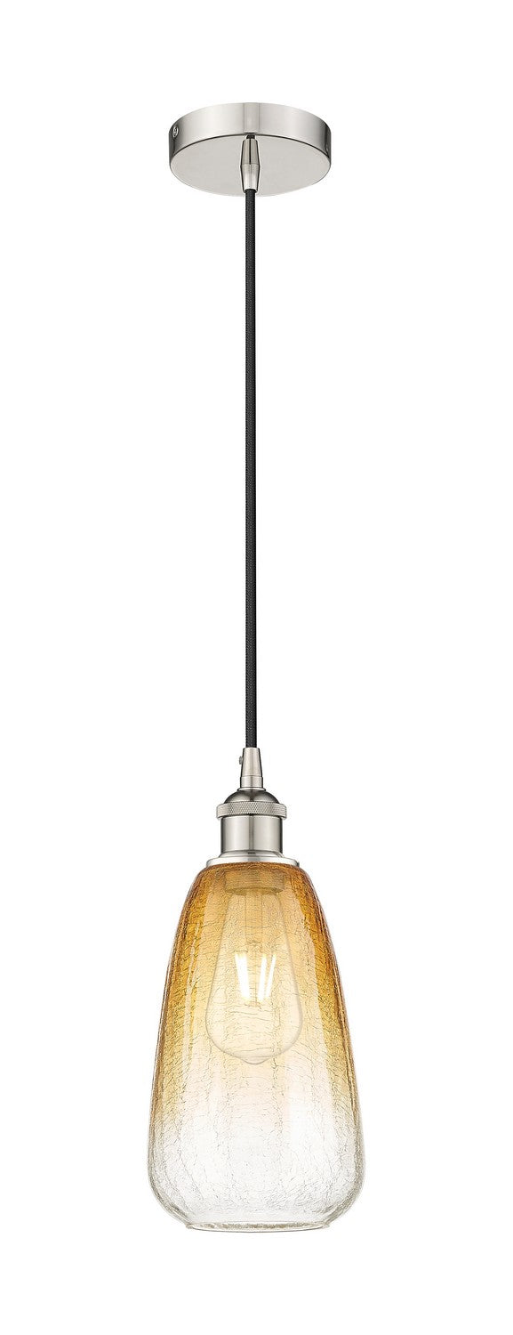 Innovations 616-1P-PN-G480-6AM One Light Mini Pendant, Polished Nickel