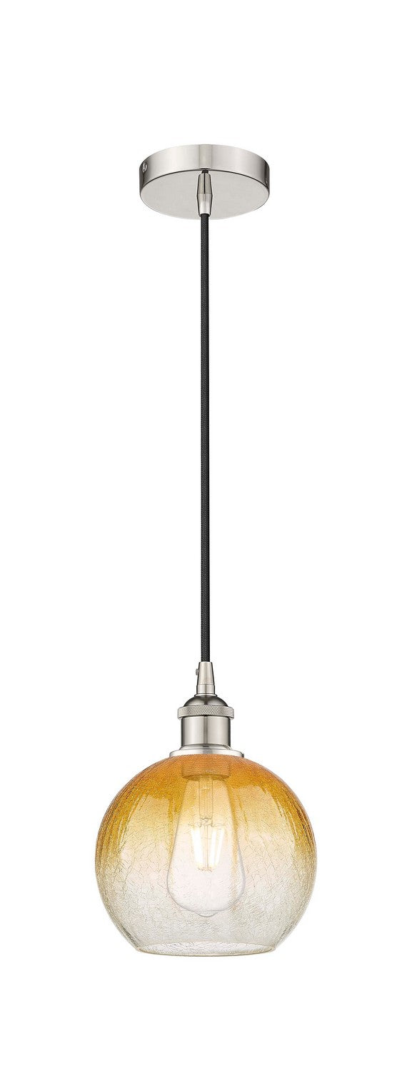 Innovations 616-1P-PN-G483-8AM One Light Mini Pendant, Polished Nickel