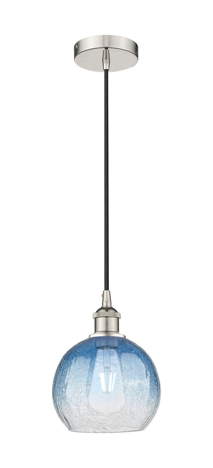 Innovations 616-1P-PN-G483-8SB One Light Mini Pendant, Polished Nickel